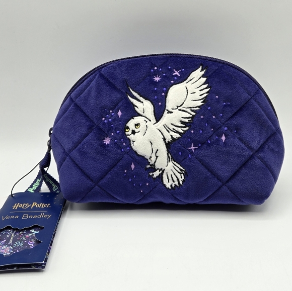 Vera Bradley Harry Potter Clamshell Cosmetic Forbidden Forest Bag Pouch - Picture 7 of 7